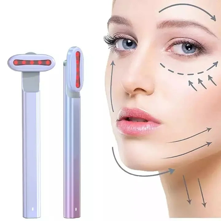 عصا العلاج بالضوء الأحمر الكهربائية المحمولة للاستخدام المنزلي